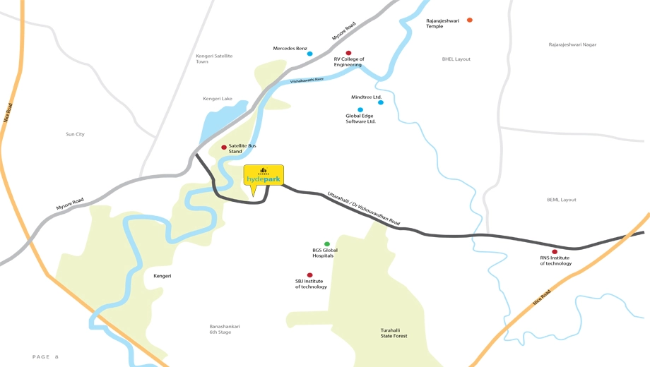 Location of Naksha Hyde Park in Mailasandra, Bangalore - Image 403947