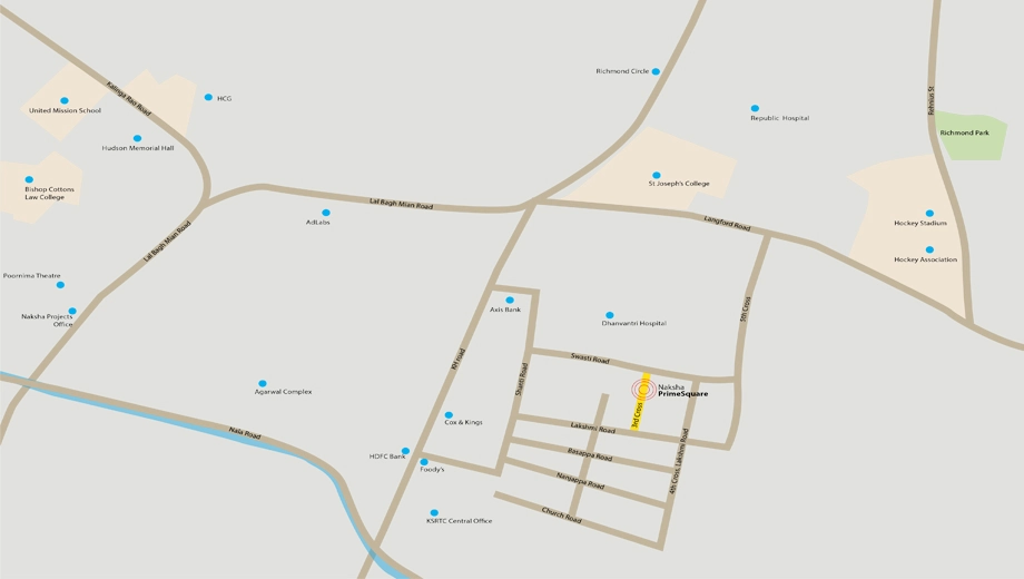 Location of Naksha Prime Square - Image 403970