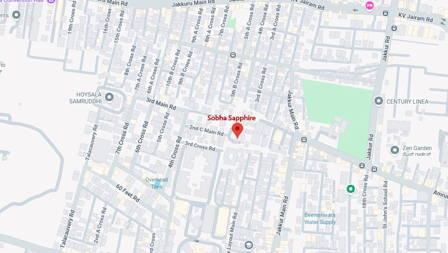 Location of Sobha Sapphire - Image 403983