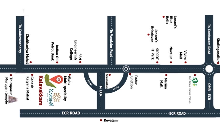 Location of Shri Janani Kandhan Kottam Phase 2 - Image 403428
