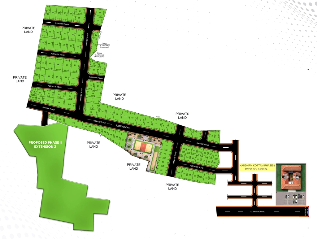 Master Plan of Shri Janani Kandhan Kottam Phase 2 in Thandalam, Chennai - Image 403429
