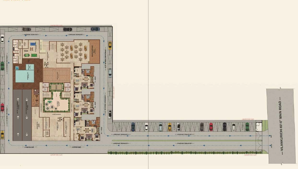 Master Plan of Globus Arima Luminare in Vilankurichi, Coimbatore - Image 403486