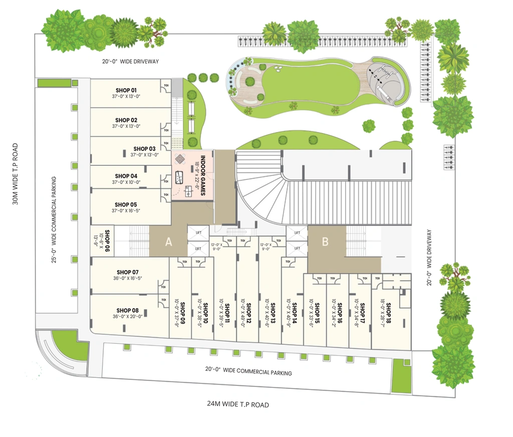 Master Plan of Commercial Ratnam Opal in New Ranip, Ahmedabad - Image 403509