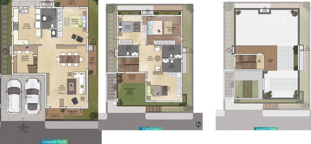 4 BHK House/Villa in Globuse Flowerdale in Kalapatti, Coimbatore - Image 918200
