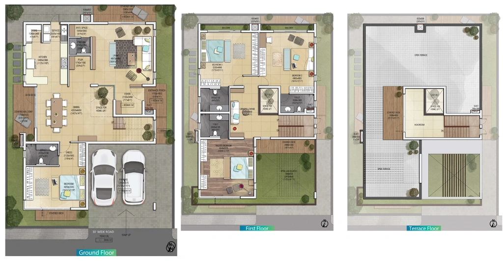 4 BHK Flat in Globuse Flowerdale in Kalapatti, Coimbatore - Image 918206