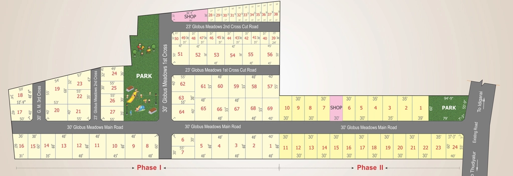 Master Plan of Globus Meadows in Saravanampatti, Coimbatore - Image 403604