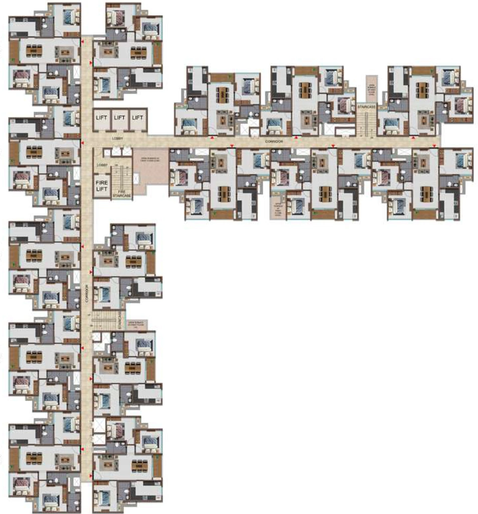 Floor Plan of Casagrand Highcity in Tambaram, Chennai - Image 404048