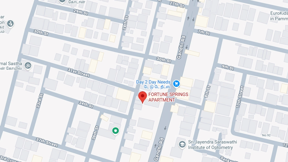 Location of SI Fortune Springs in Pammal, Chennai - Image 403650
