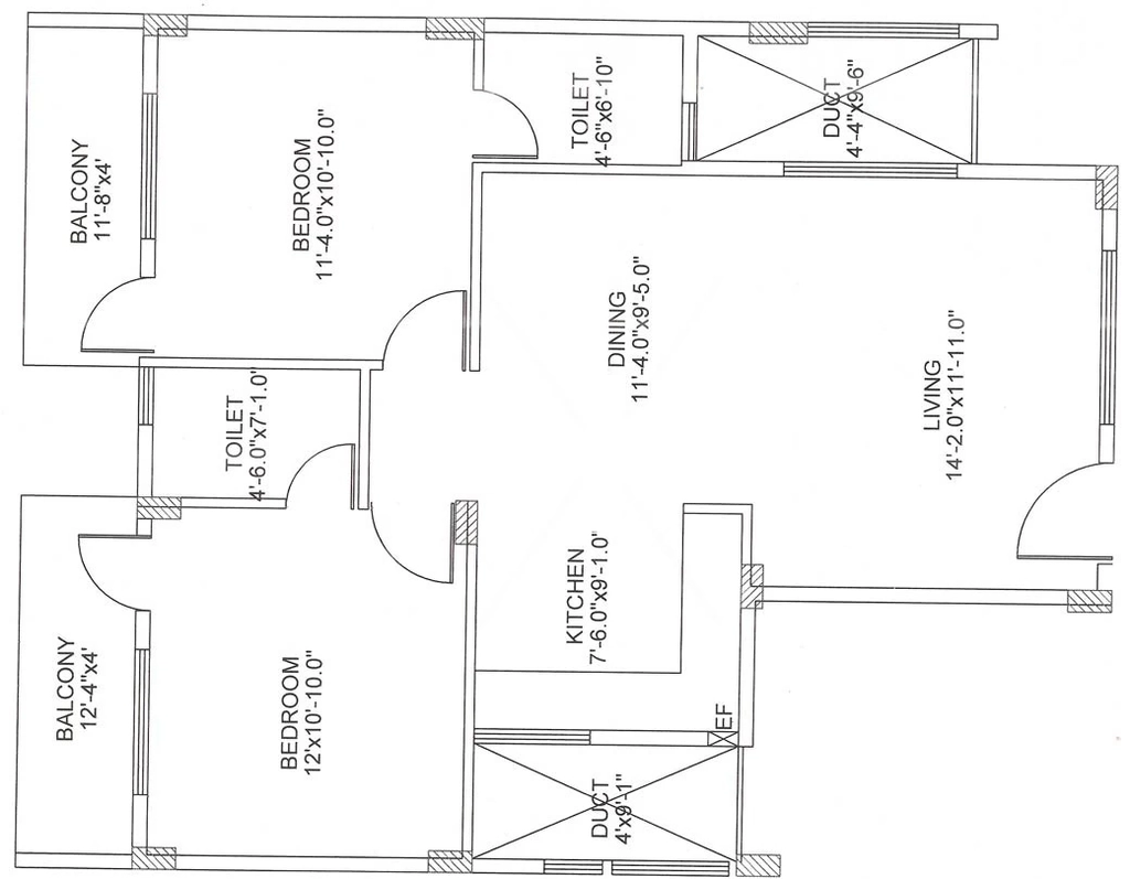 2 BHK Flat in Ankshu Platina in KR Puram, Bangalore - Image 918282