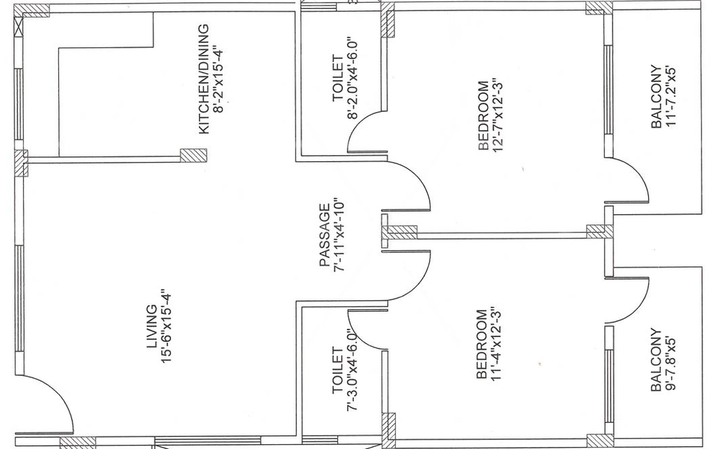 2 BHK Flat in Ankshu Platina in KR Puram, Bangalore - Image 918283