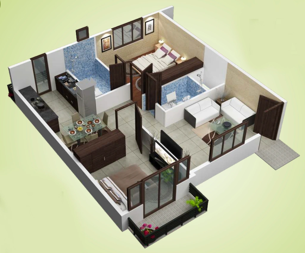 2 BHK Flat in Blue Valley Sunshine in Kammanahalli, Bangalore - Image 918289