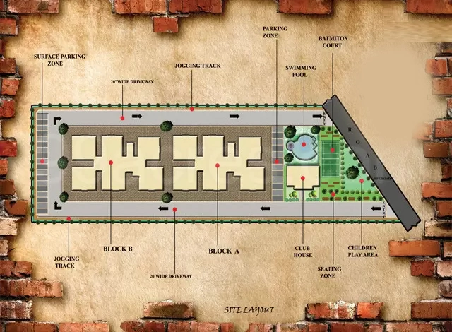 Master Plan of Bright Wave Williston Signature in Jalahalli, Bangalore - Image 403757