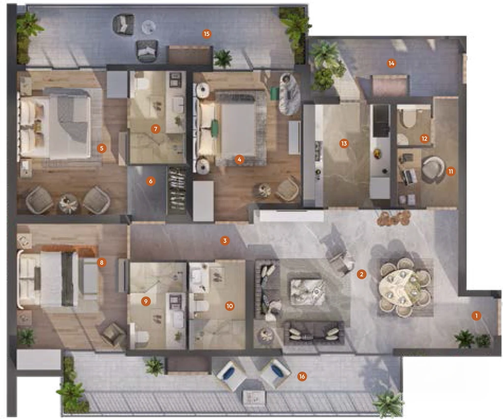 3 BHK Flat in Keystone Seasons in Sector 77, Gurgaon - Image 918261
