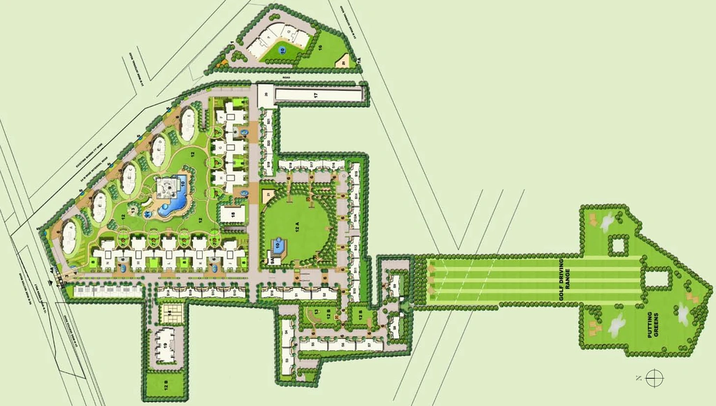 Master Plan of Emaar MGF Palm Terraces in Sector 66, Gurgaon - Image 403702