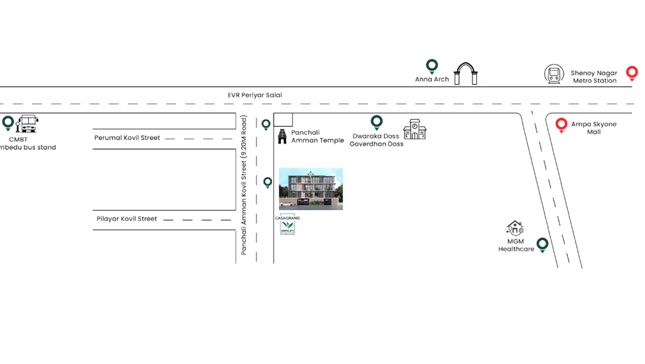 Location of Casagrand Wesley - Image 403861