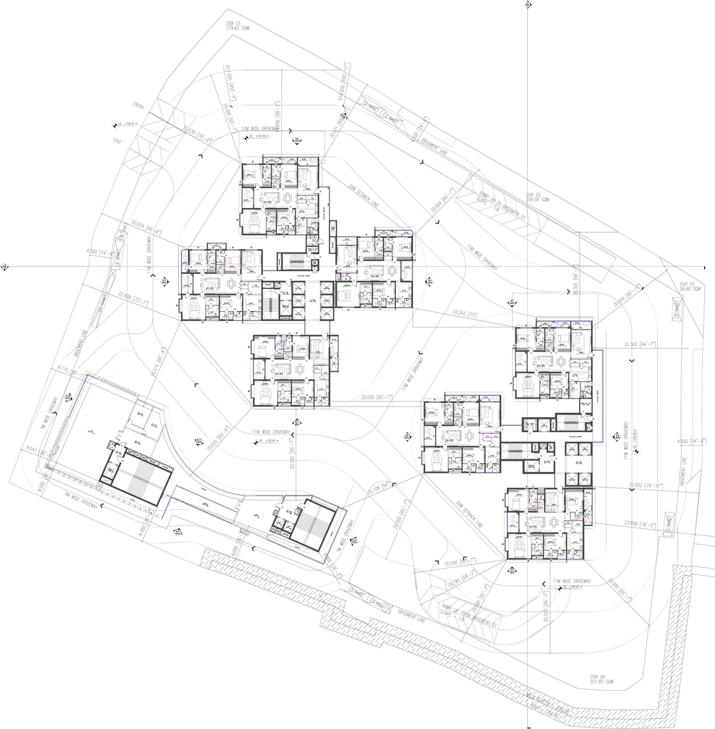Master Plan of Auro Anantha in Rai Durg, Hyderabad - Image 403856