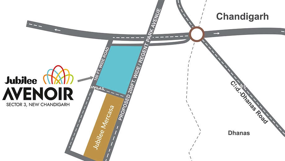 Location of Jubilee Avenoir - Image 403867