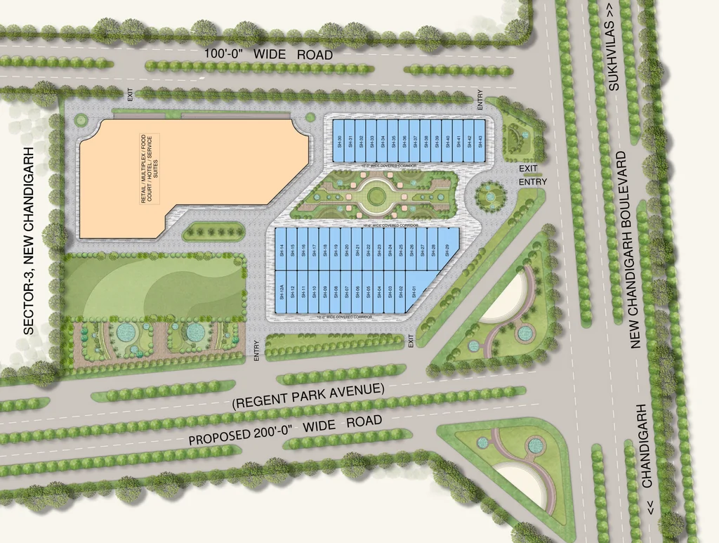 Master Plan of Jubilee Avenoir in New Chandigarh, Chandigarh - Image 403868