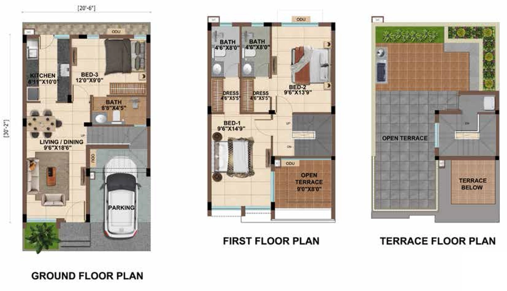 3 BHK House/Villa in Casagrand Golden Grove in Vandalur, Chennai - Image 918363