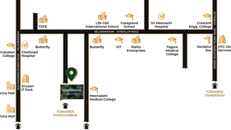 Location of Casagrand Golden Grove - Image 403880