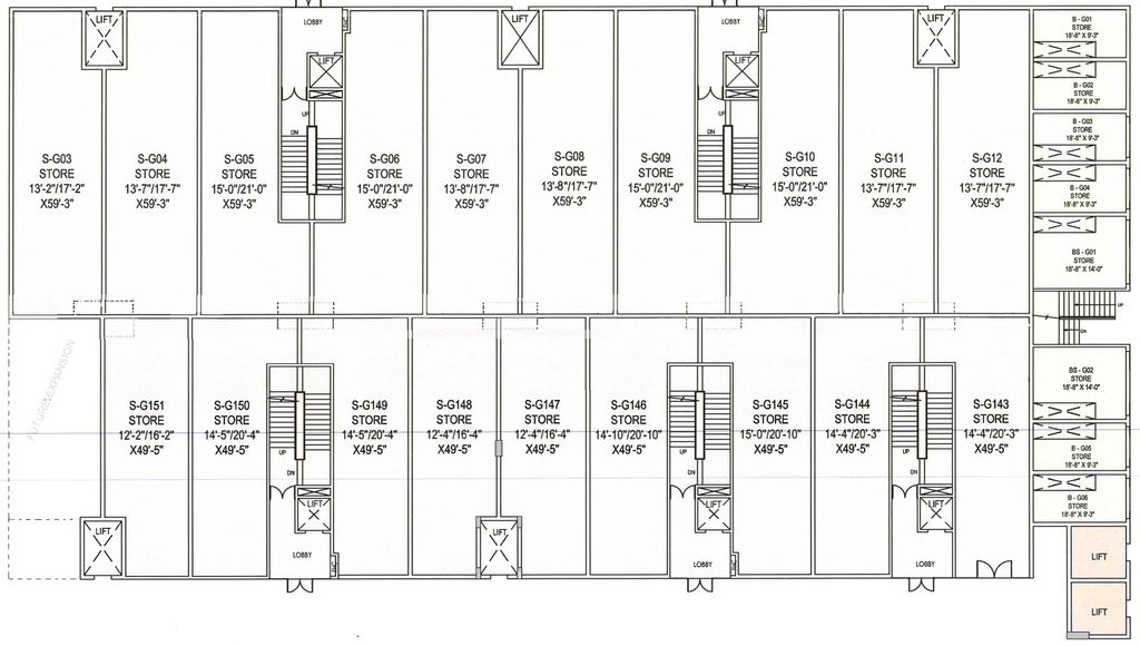 Floor Plan of Omaxe World Street West Zone in New Chandigarh, Chandigarh - Image 403903