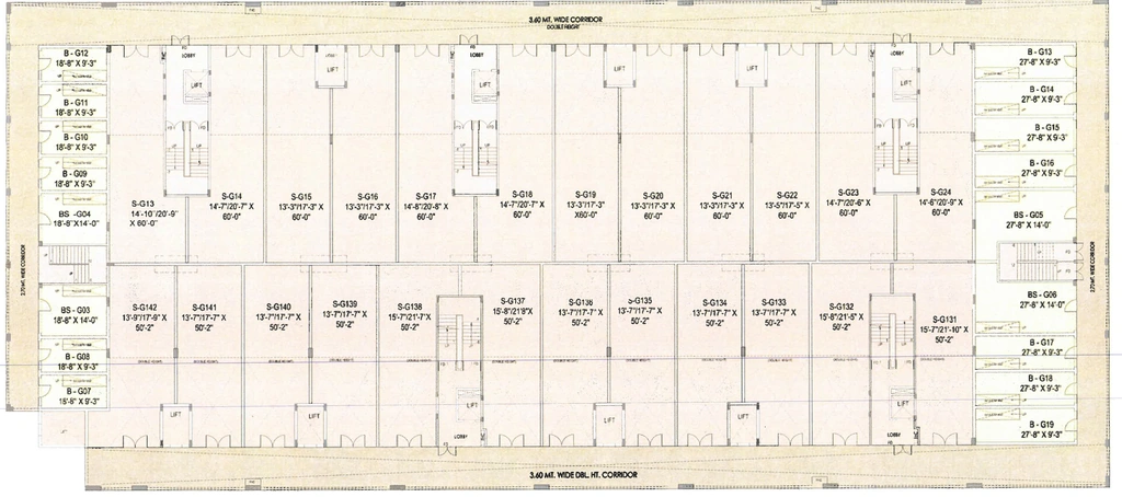 Floor Plan of Omaxe World Street West Zone in New Chandigarh, Chandigarh - Image 403904
