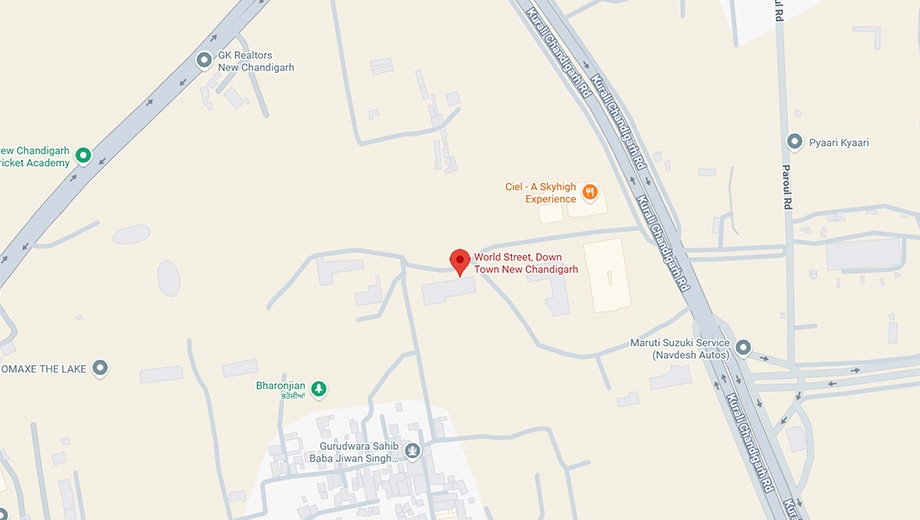 Location of Omaxe World Street West Zone - Image 403901