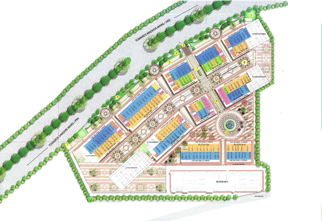 Master Plan of Omaxe World Street West Zone in New Chandigarh, Chandigarh - Image 403905