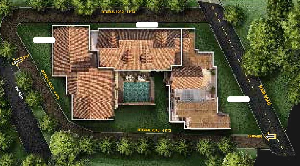 Master Plan of Villaggio Felicita in Nerul, Goa - Image 403941