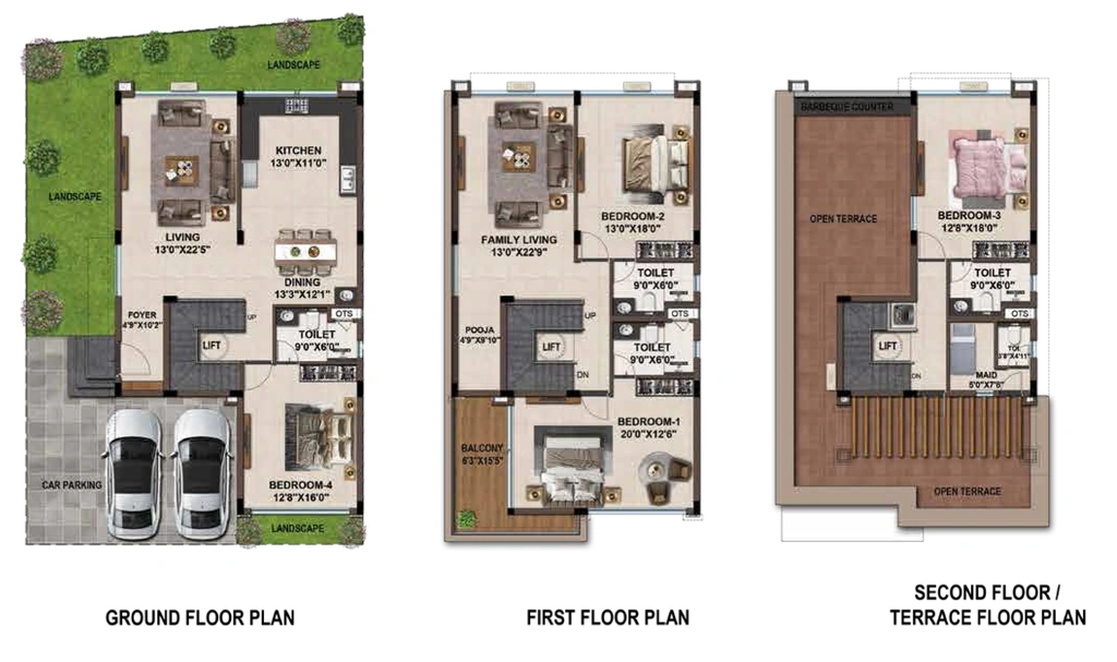 4 BHK House/Villa in Casagrand Spacio in Chettipalayam, Coimbatore - Image 918386