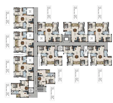 Floor Plan of Casagrand Spacio in Chettipalayam, Coimbatore - Image 403975