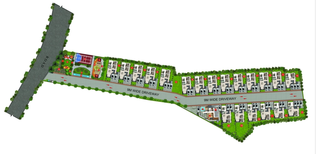 Master Plan of Casagrand Spacio in Chettipalayam, Coimbatore - Image 403973