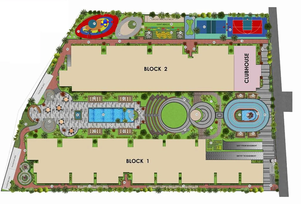 Master Plan of Casagrand Keystone in Avinashi Road, Coimbatore - Image 404006