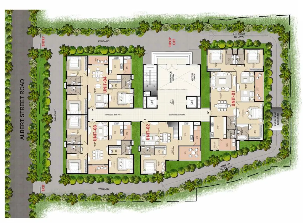 Master Plan of GM Palazzo in Ashok Nagar, Bangalore - Image 404295
