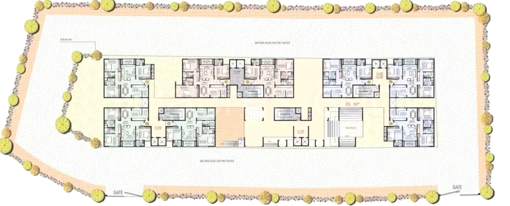 Master Plan of Duo Symphony in Hosur Road, Bangalore - Image 404280