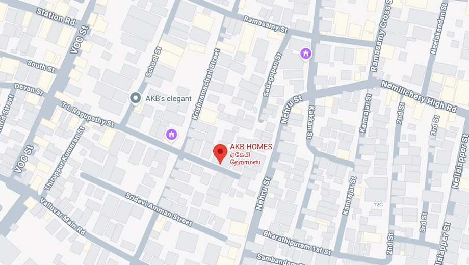 Location of AKB Akshaya in Chromepet, Chennai - Image 404023