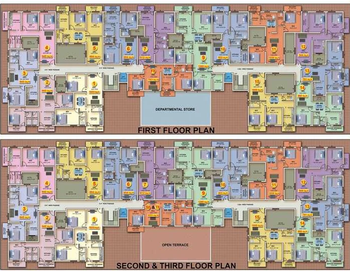 Floor Plan of AKB Hamlin in Pallavaram, Chennai - Image 404075