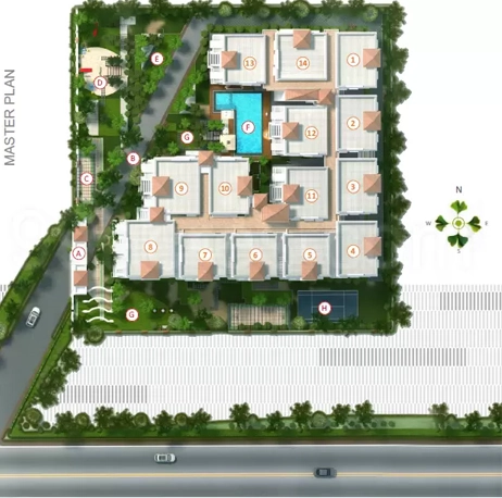 Master Plan of SSVR Fairy Bells in Hebbal, Bangalore - Image 404252