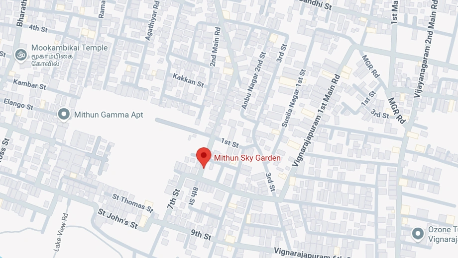 Location of Mithun Sky Garden - Image 404100