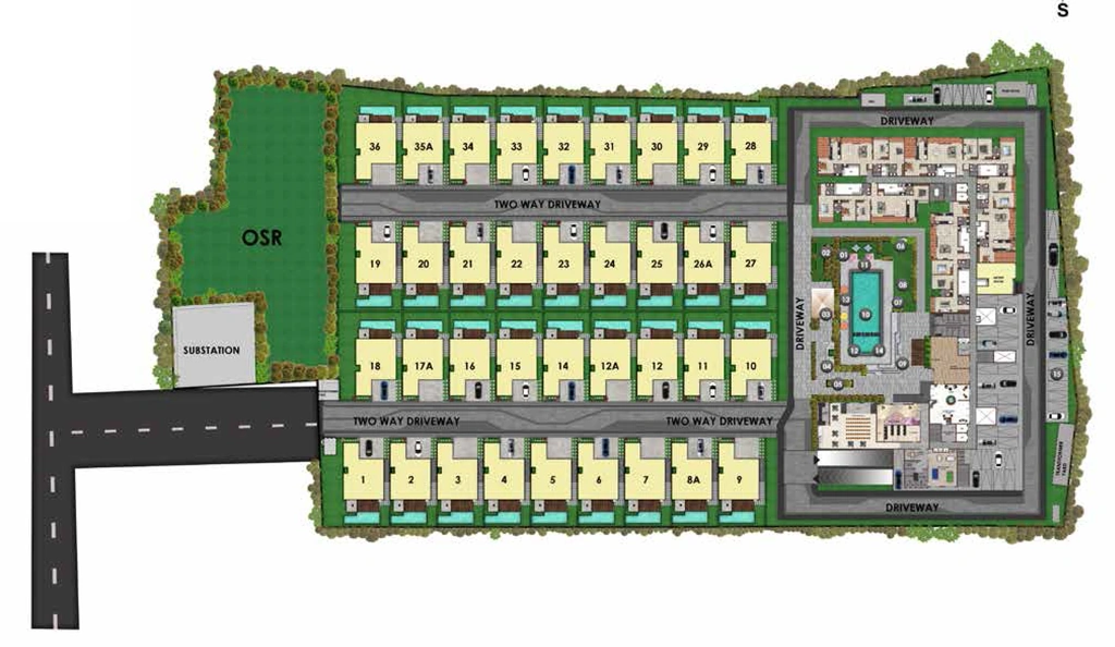 Master Plan of Casagrand Highline in Avinashi Main Road, Coimbatore - Image 404141