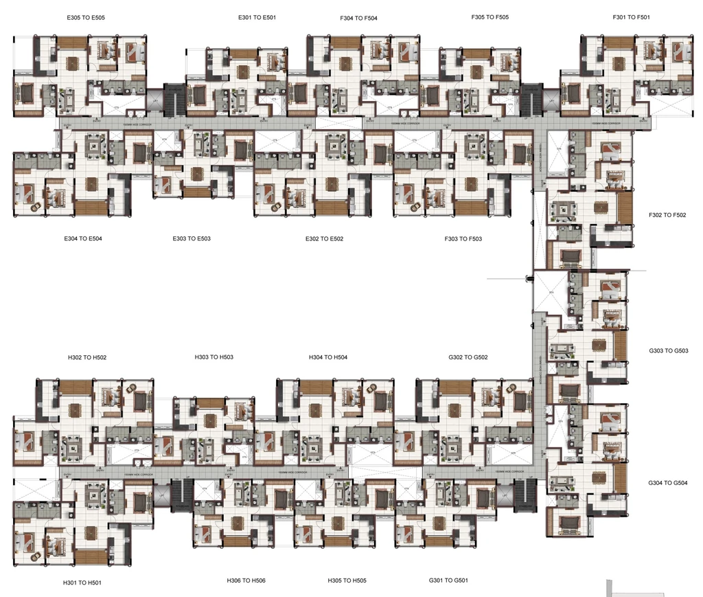 Floor Plan of Casagrand Ascentia in Saravanampatti, Coimbatore - Image 404209