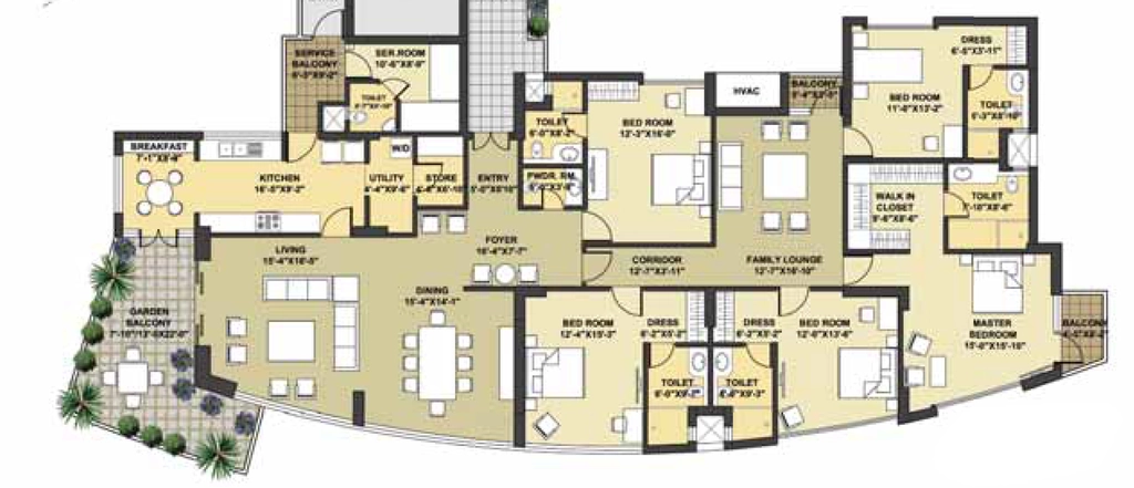 5 BHK Flat in Pioneer Urban Presidia in Sector 62, Gurgaon - Image 918497