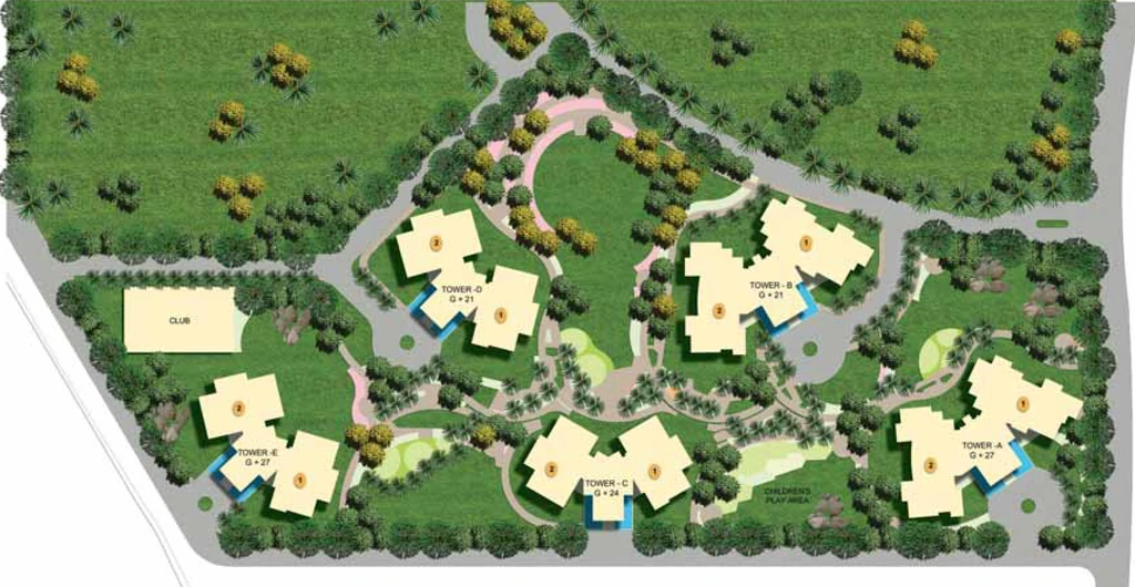 Master Plan of Pioneer Urban Presidia in Sector 62, Gurgaon - Image 404246