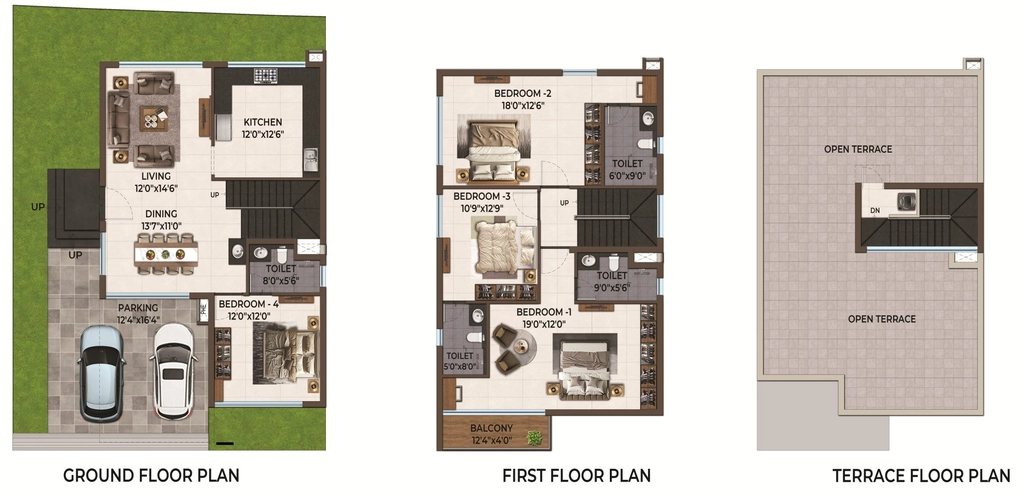 3 BHK House/Villa in Casagrand Blossoms in Tiruppur, Coimbatore - Image 918499