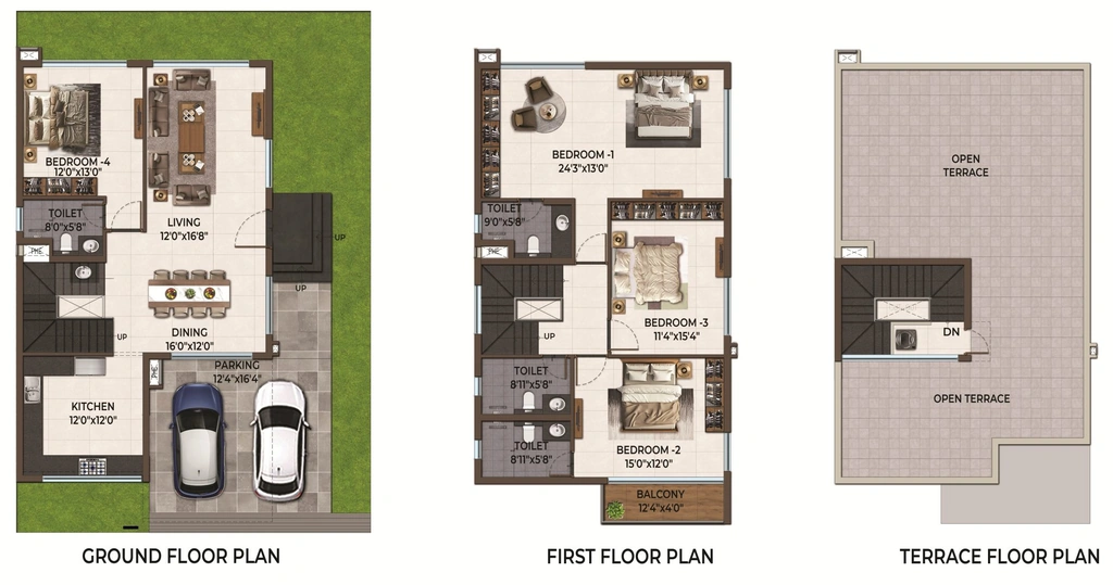 4 BHK House/Villa in Casagrand Blossoms in Tiruppur, Coimbatore - Image 918501