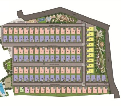 Master Plan of Casagrand Blossoms in Tiruppur, Coimbatore - Image 404237