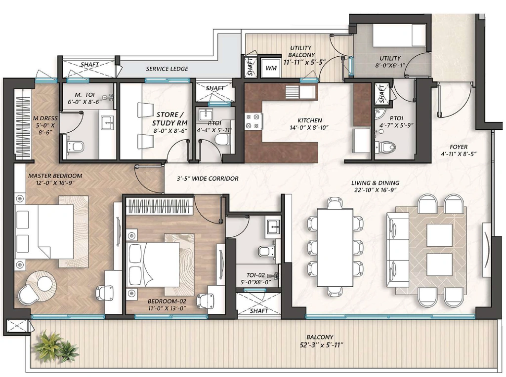 2 BHK Flat in Aipl LakeCity Riviera in Sector 103, Gurgaon - Image 918513