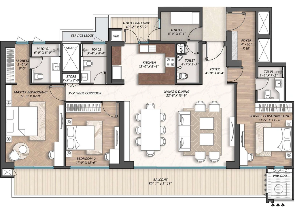 3 BHK Flat in Aipl LakeCity Riviera in Sector 103, Gurgaon - Image 918543