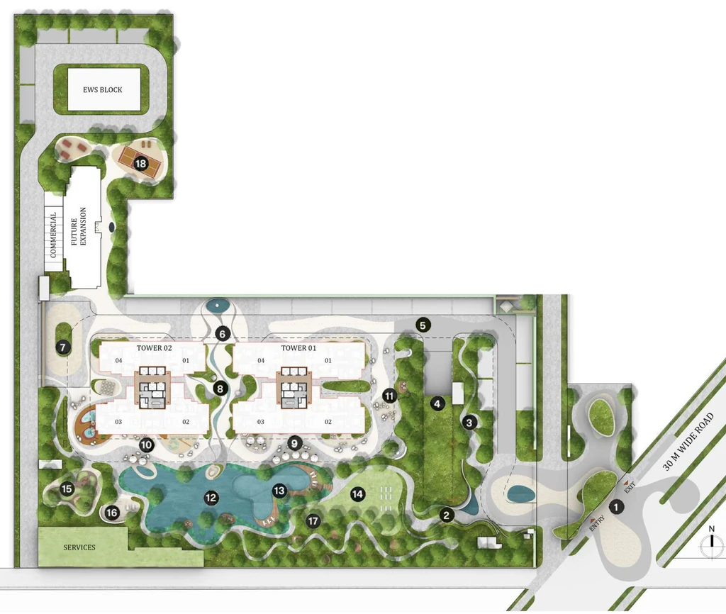 Master Plan of Aipl LakeCity Riviera in Sector 103, Gurgaon - Image 404340