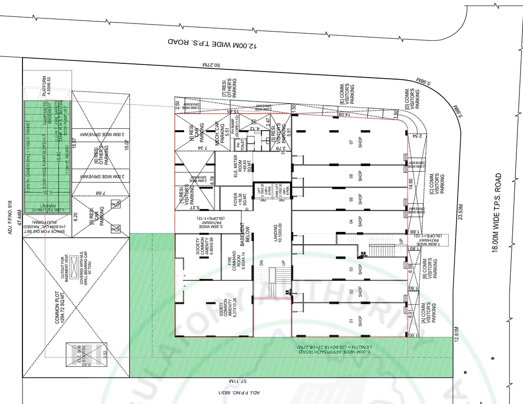 Master Plan of D and H Aadish Prime in Nava Vadaj, Ahmedabad - Image 404267